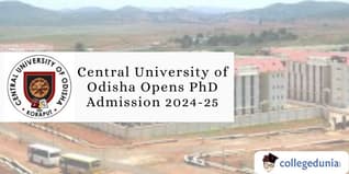 Central University of Odisha Opens PhD Admission 2024-25; Apply by January 5